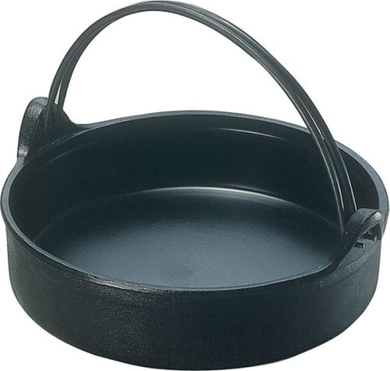 及源鋳造 盛栄堂 すきやき鍋 ツル付 24cm CA-1 鋳鉄 日本 QSK72001