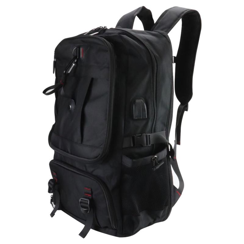 [fio] 登山リュック バックパック 旅行 アウトドア ナイロン素材 耐水性 USB給電 肉厚ベルト 旅行 普段使い