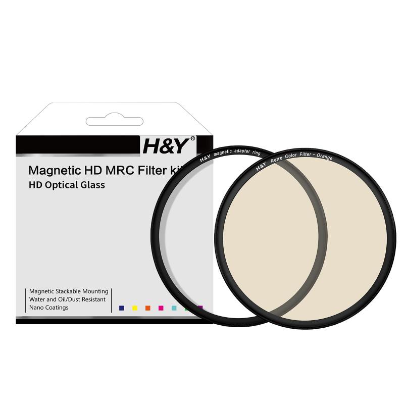 H&Y 強調・色彩効果用フィルター レトロカラーオレンジ マグネット式 Nanoコーティング 薄枠 RC-O