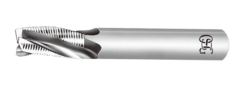 オーエスジー ファインピッチハイスラフィングエンドミルロングシャンクショート形 外径21mm 全長140mm 刃長38mm シャンク径20mm EX-LS-RESF 21×140×38(87821)