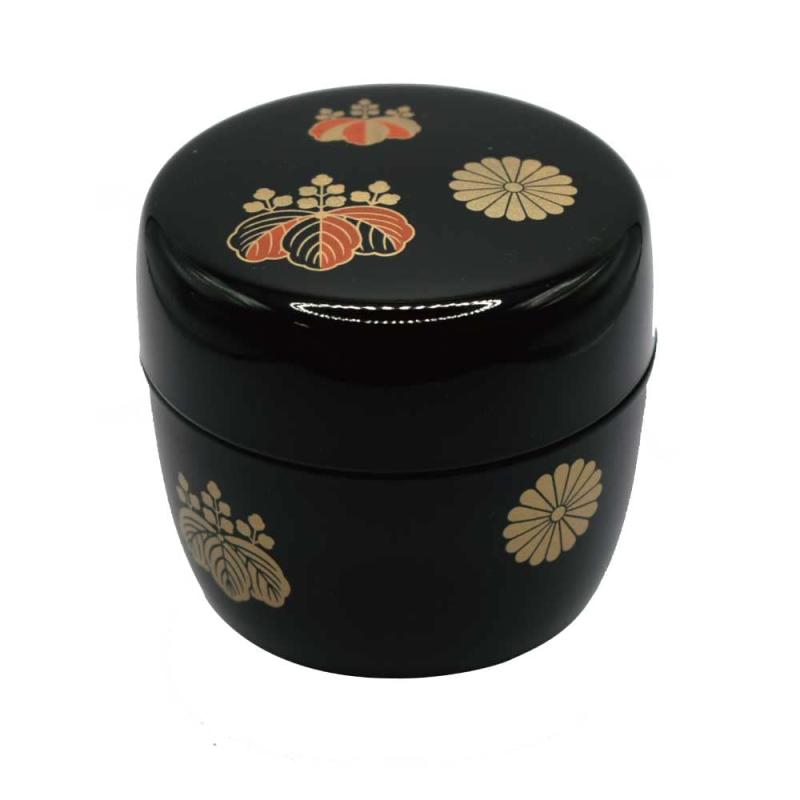 楽天市場】茶道具 棗 なつめ 中次 黒塗 真塗 木製 紙箱 抹茶 表千家 裏