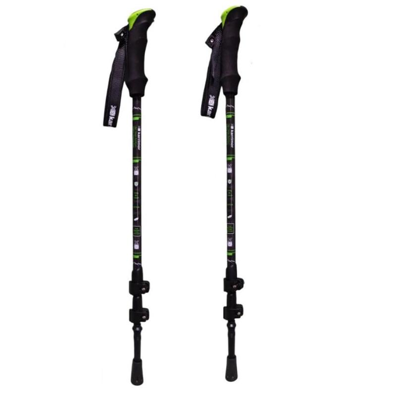 カリマー karrimor アルミ トレッキングポール 2本1セット 超軽量 約235g/本 (ブラック) [並行輸入品]