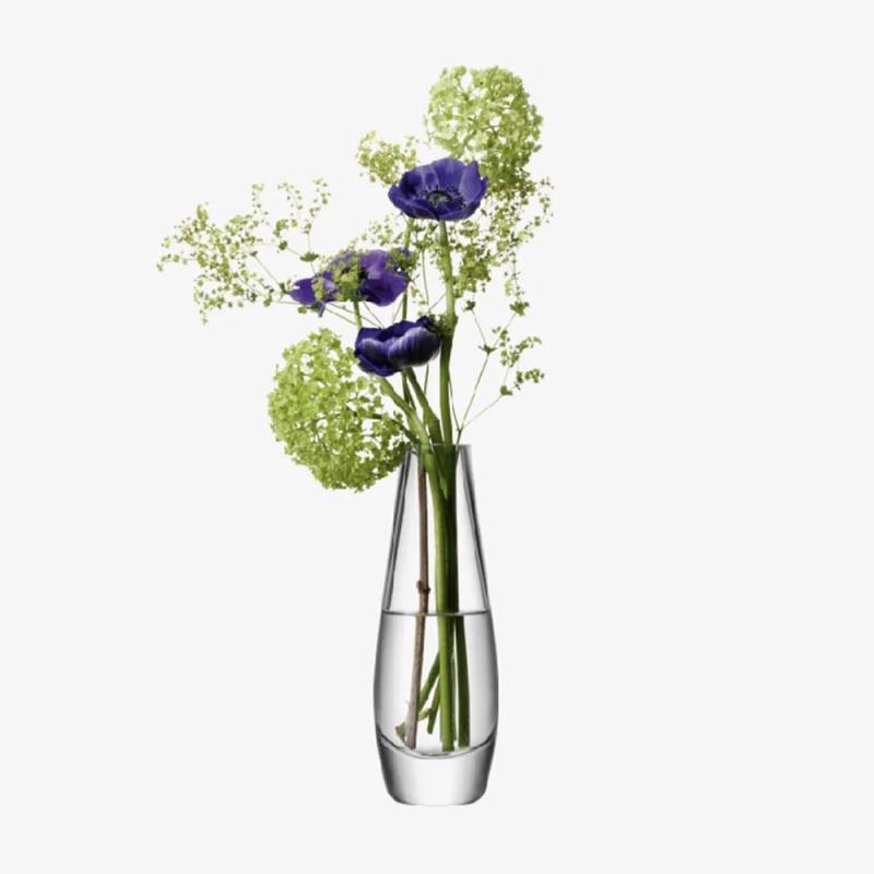 LSA(エルエスエー) フラワーベース(花器) クリア 高さ17cm FLOWER G612-17-301