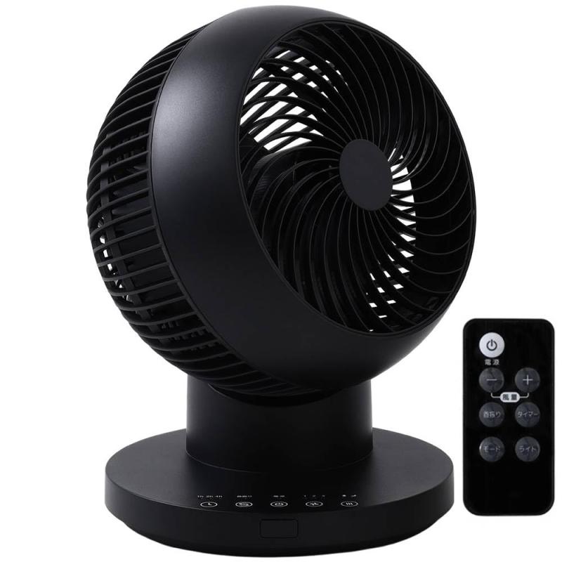 iimono117 サーキュレーター 360度回転 自動首振り ～24畳 リモコン タイマー 付 静音 真上 送風機 扇風機 部屋干し 洗濯 浴室乾燥