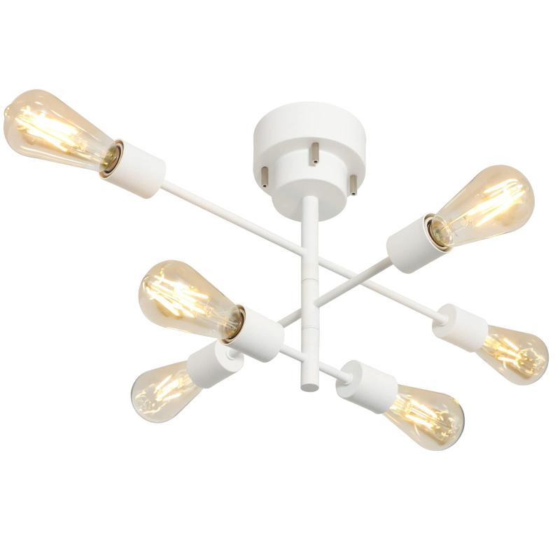 楽天市場】6灯 シャンデリア シーリングライト E26 ペンダントライト