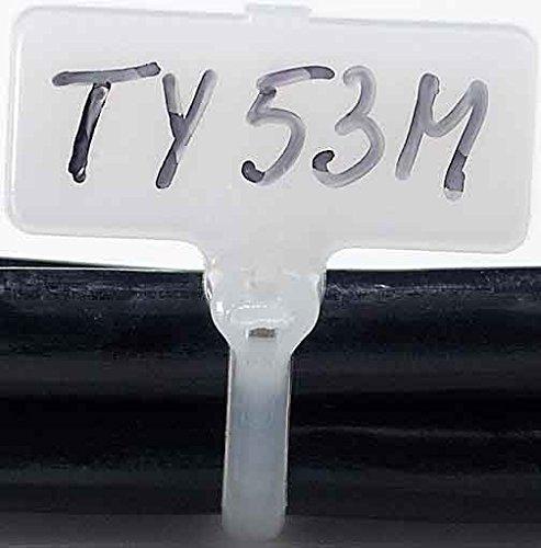 ＴＹ－Ｒａｐ マーキングタイ 識別タグ付き 標準 ナチュラル色 ラベル寸法２０．６×９．３ｍｍ 幅２．４×長さ１０２ｍ ５００本入り TY53M