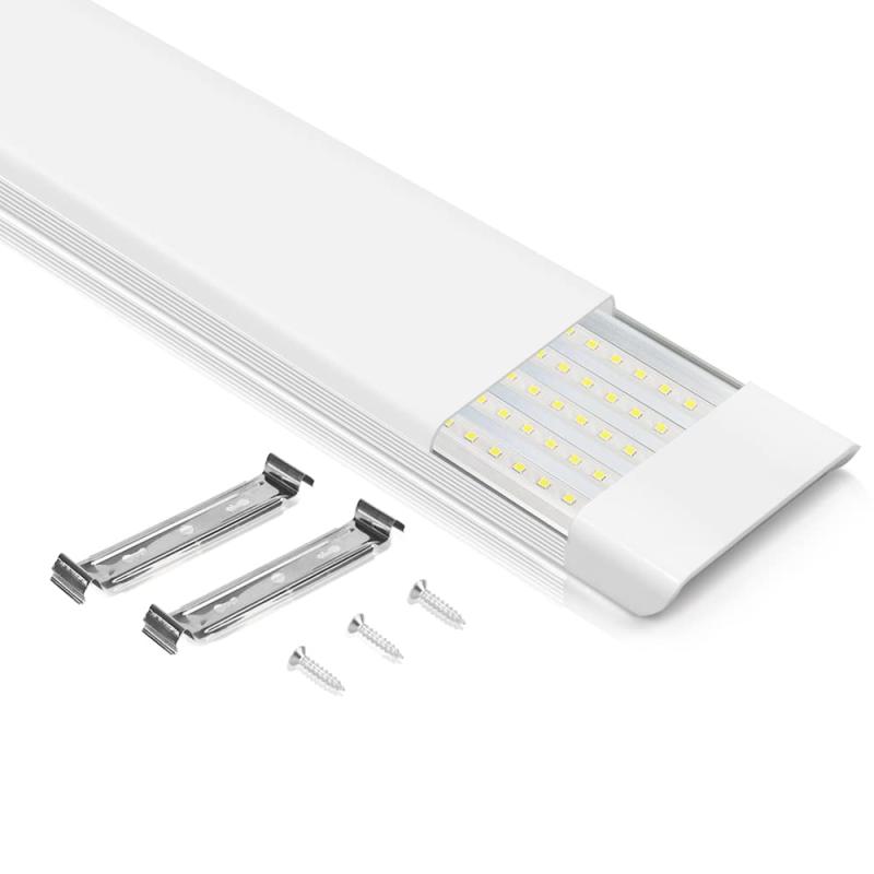 luckintech LED蛍光灯 180w形 80w形 120cm LEDベースライト 一体型台座付 直付 薄型 昼光色 天井照明 PSE適合 軽量 AC85-265V 9,053円