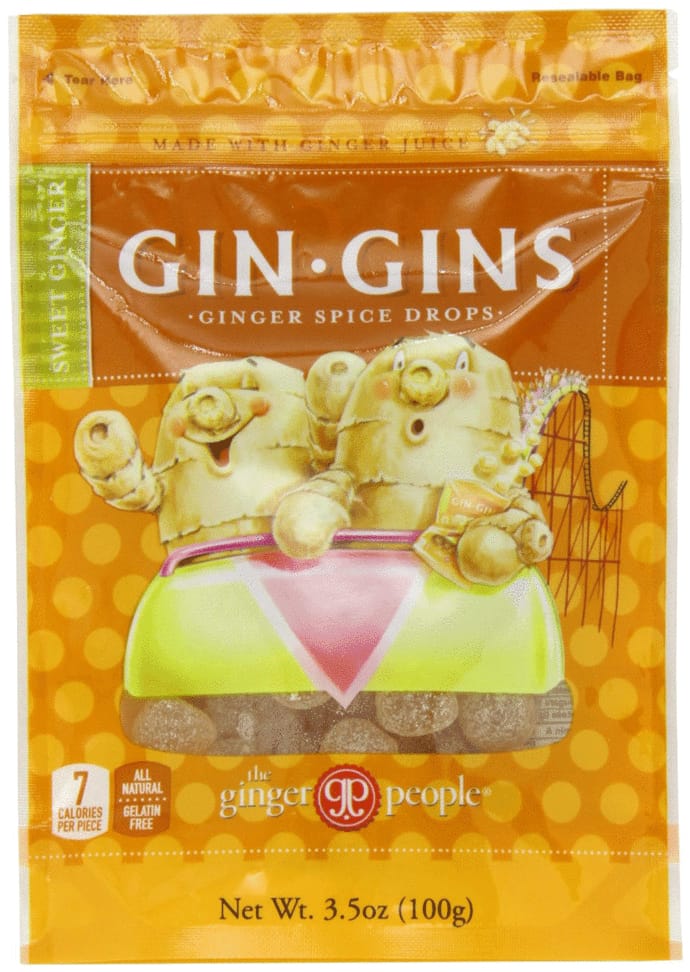 ジンジャーピープル ジンジン ジンジャースパイス ドロップ 飴 生姜 ショウガ 100g 6袋セットThe Ginger People Gin Gins Drops｜アルファエスパス米国店