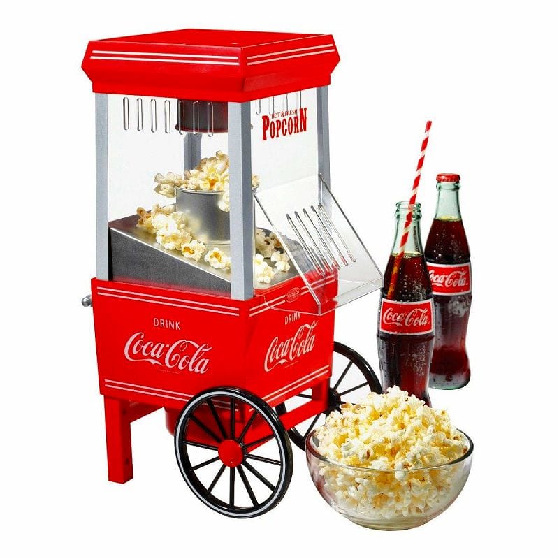 楽天市場 エア ポップコーンメーカー コカ コーラ レトロ ノスタルジア Nostalgia Coca Cola Hot Air Popcorn Maker 家電 アルファエスパス米国楽天市場店