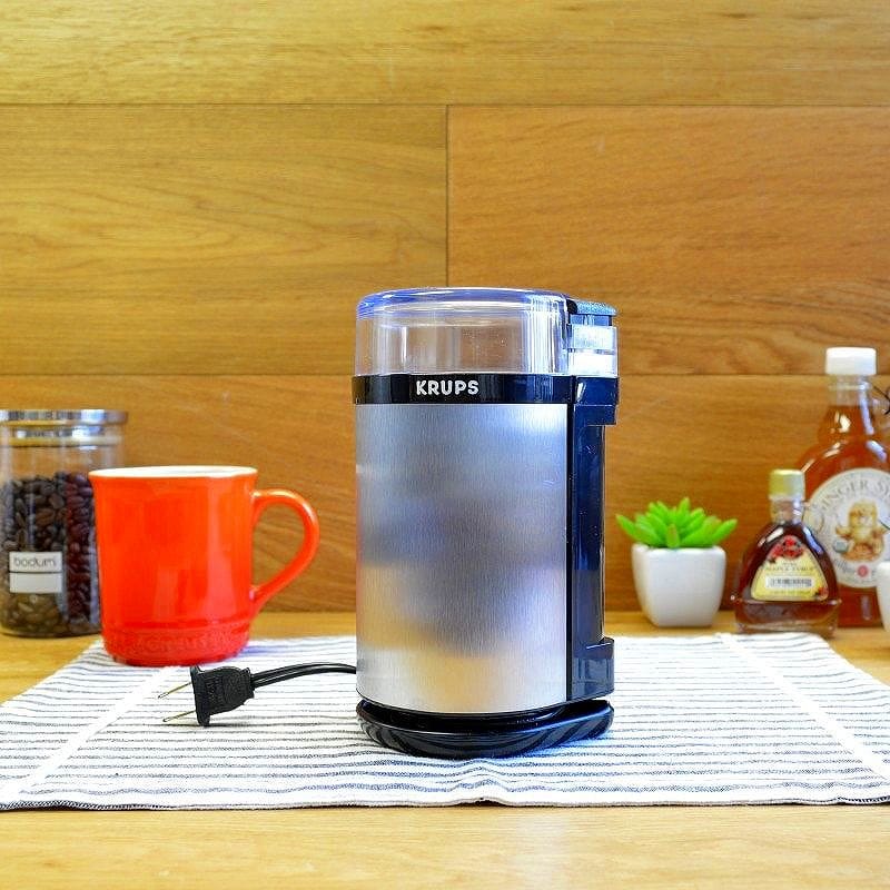 【楽天市場】クラップス 電子スパイスハーブ＆コーヒーグラインダー 豆挽きグレー KRUPS GX4100 Electric Spice