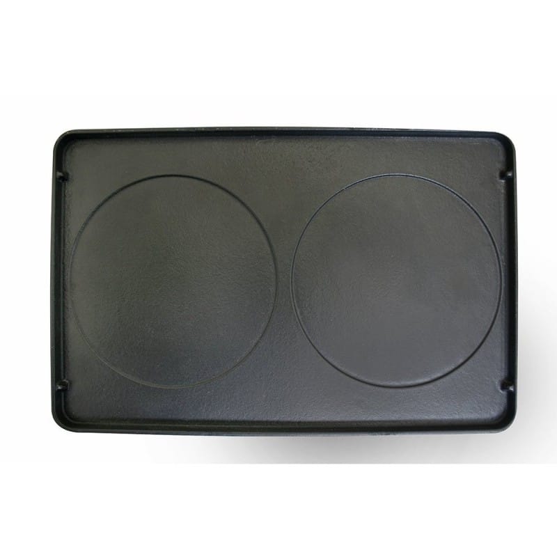 スイスマー ラクレット グリル用 リバーシブルプレート 鉄板 パーツ 部品 Swissmar Reversible Cast Iron Grill Plate for Raclettes KF-77047｜アルファエスパス米国店