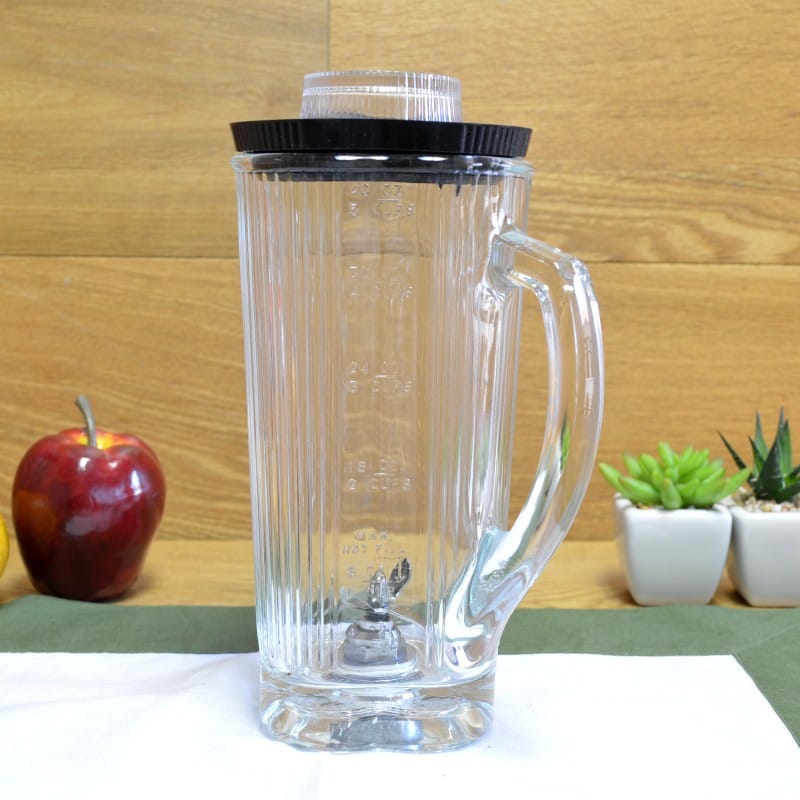 ワーリング ブレンダー用 硝子ジャー 金モール付 BB900続きもの 部分品 部分品 Waring Commercial CAC34 Complete Glass Container with Blade and Lid