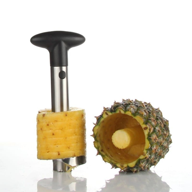 ステンレス鋼 パイナップル ピーラー Silver Stainless Steel Pineapple De-Corer Peeler Stem Remover Blades for Diced Fruit Rings by Super Z Outlet キッチン用品・食器・調理器具-調理器具-調理器具・製菓器具