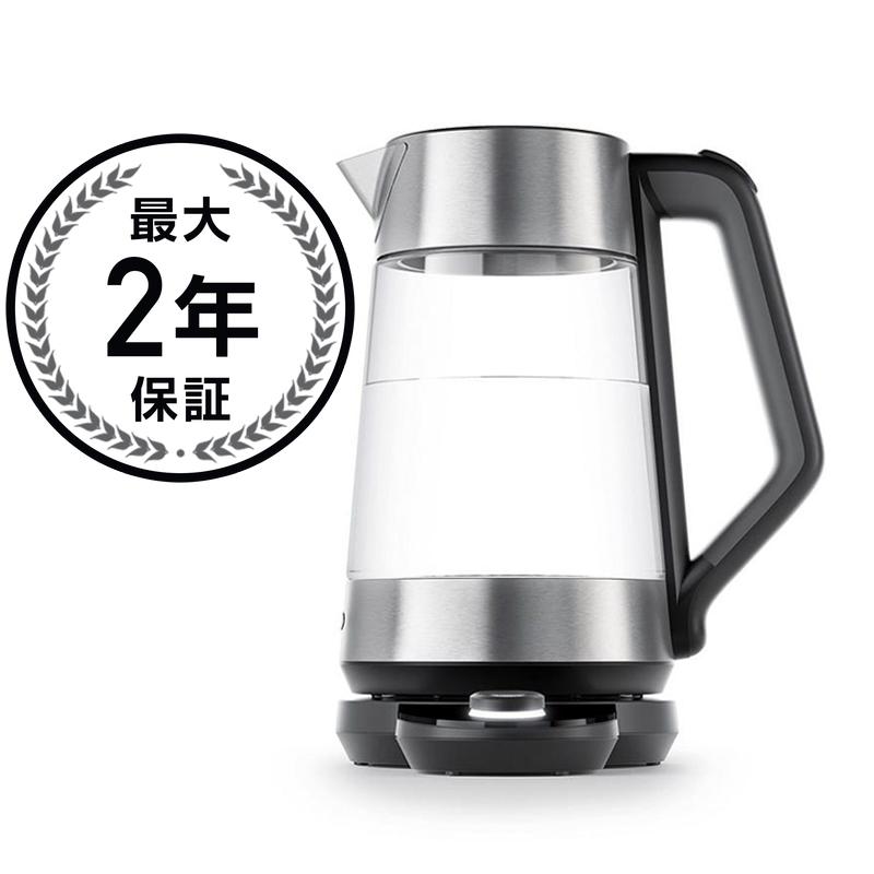 オクソ コードレス 明かり硝子湯わかし 約1.75L ステンレス鋼 体温合わせる OXO On Cordless Glass Adjustable Temperature Electric Kettle, Stainless Steel 家電
