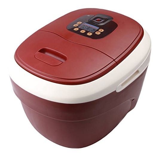 フットバス 足湯器 フットスパ 持っていく飾り気の無い 足浴 エステ 電動巻き付 Carepeutic Ozone Waterfall Foot and Leg Spa Bath Massager KH298 家電