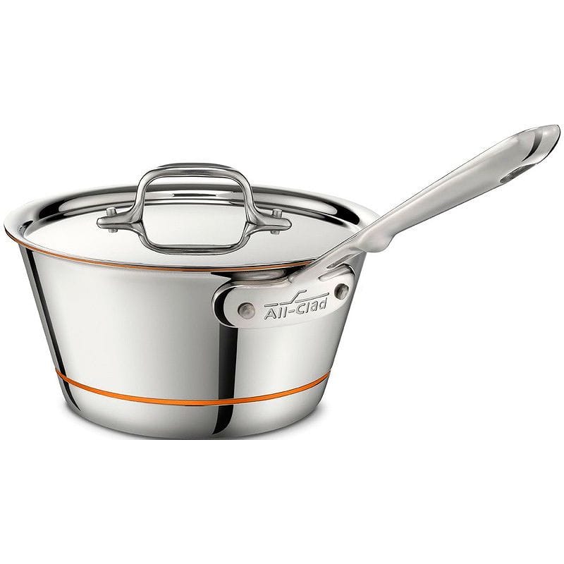 All-Clad 銅 C4202 C4 2クォート 蓋付きソースパン、調理器具。 Amazon | All-Clad Copper C4 2クォート 蓋付きソースパン 調理