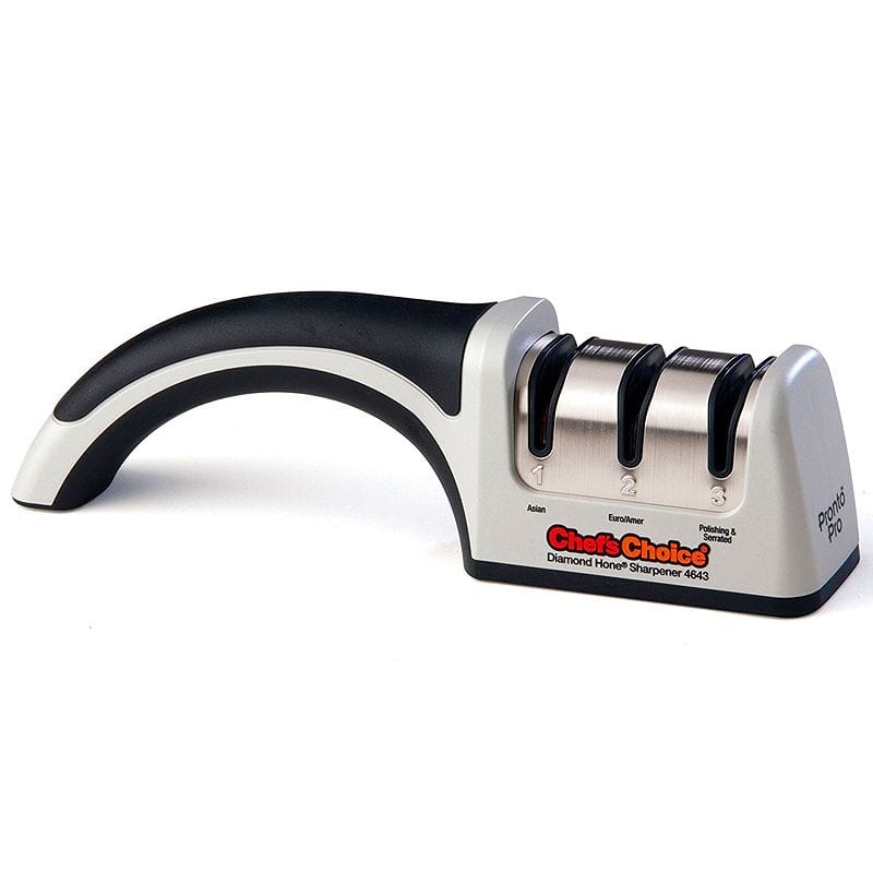 電動シャープナー 砥石 シェフズチョイス Chef's Choice 4643 ProntoPro Angle Select Diamond Hone 3 Stage Manual Knife Sharpener 家電