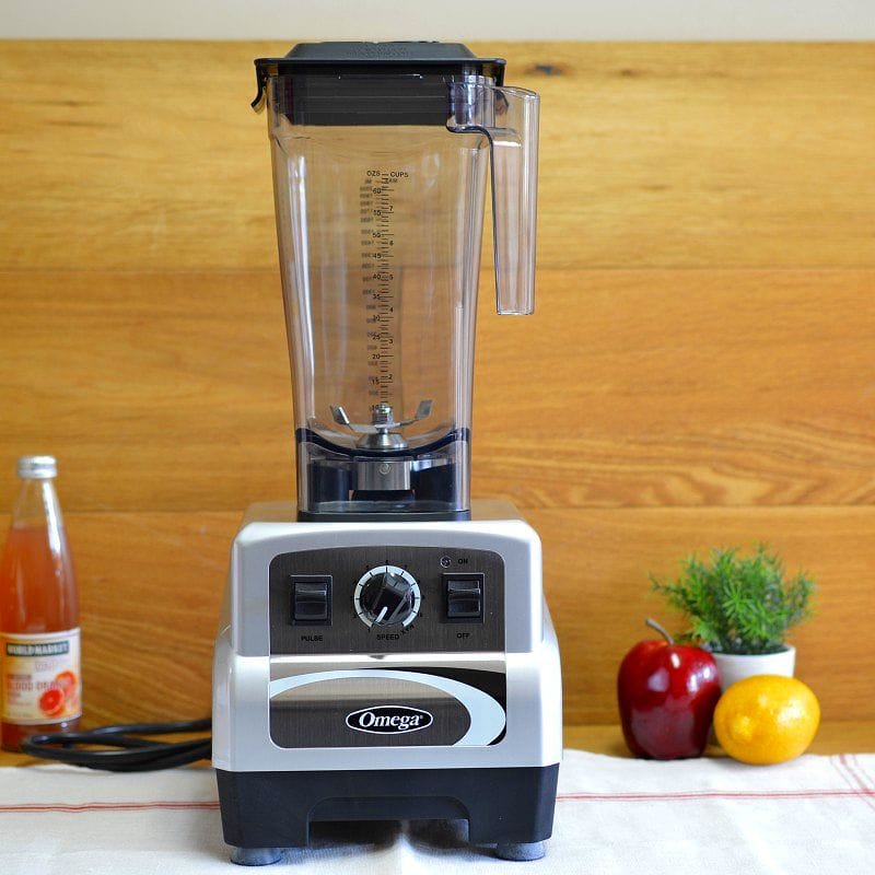 ゼロ ミキサー ブレンダー 3意気込み 2L しろがね色 Omega BL460S 3 Peak Horse Power Commercial Blender Variable Speed with Pulse 64-Ounce Silver 家電