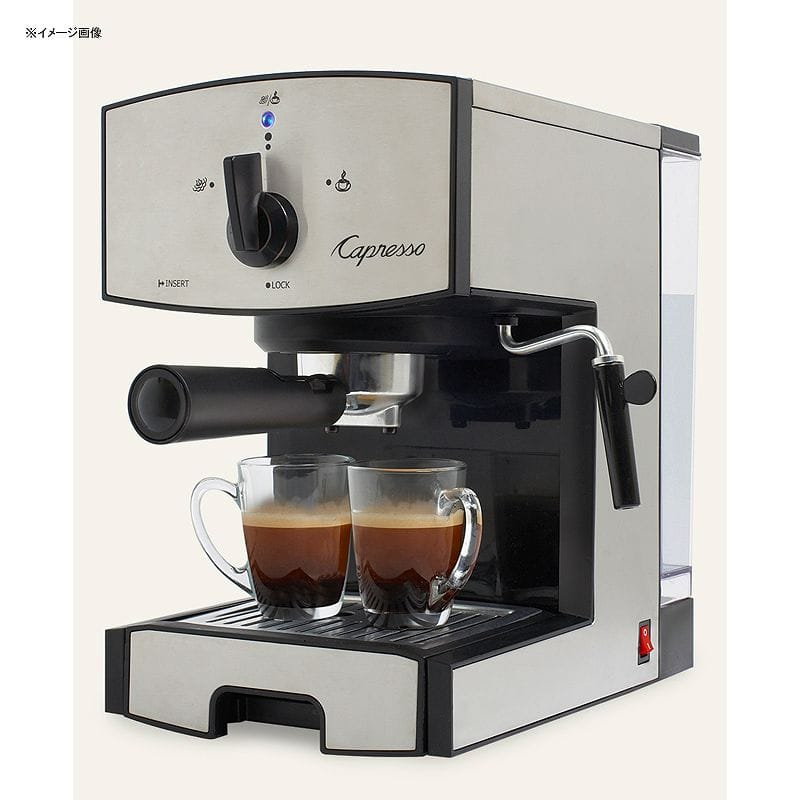【楽天市場】カプレッソ エスプレッソ＆カプチーノマシン スチーマー Capresso EC50 Stainless Steel Pump