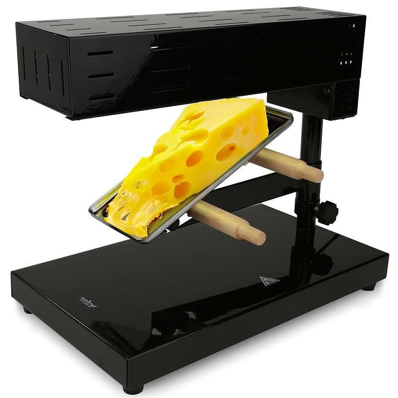 チーズメルター ラクレットグリル チーズを溶かす機械 NutriChef Raclette Cheese Melter, Black (PKCHMT17) 家電