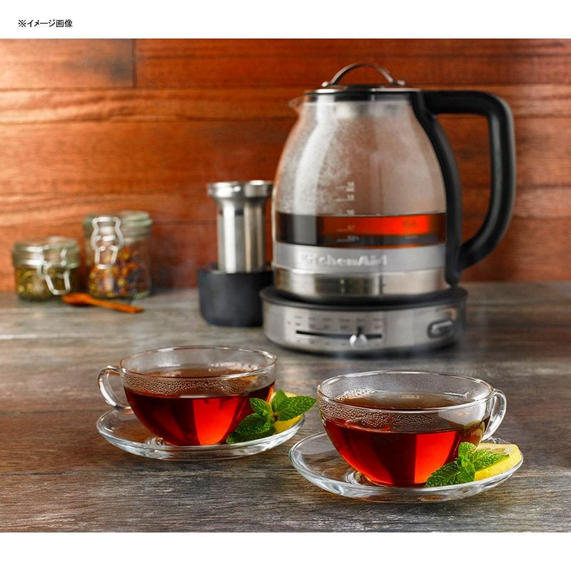 【楽天市場】電気ケトル キッチンエイド ガラス ステンレス 茶こしつき KitchenAid KEK1322SS 1.5L Electric Glass Tea Kettle