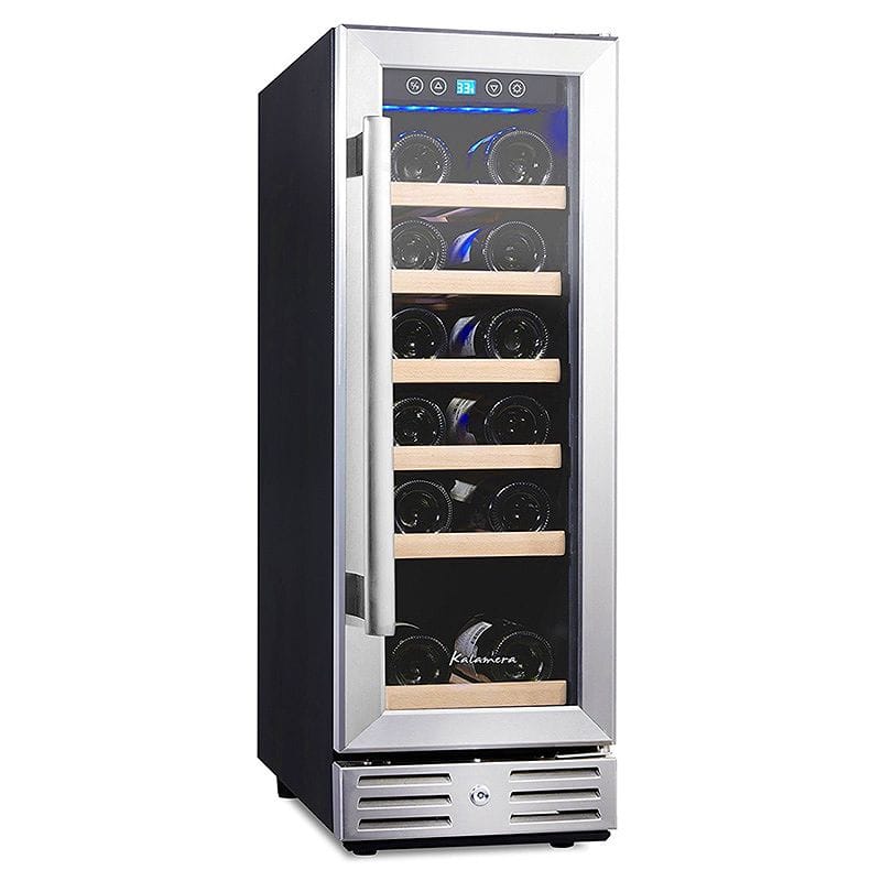 edgestar 12 inch 18 bottle built in wine cooler cwr181sz