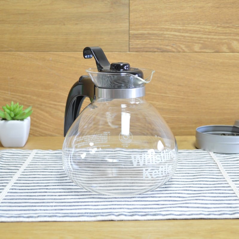 耐熱ガラス メデルコ 笛吹き ガラスケトル やかん 直火用 Medelco 1.8L WK112 Glass Kettle|アルファエスパス米国店