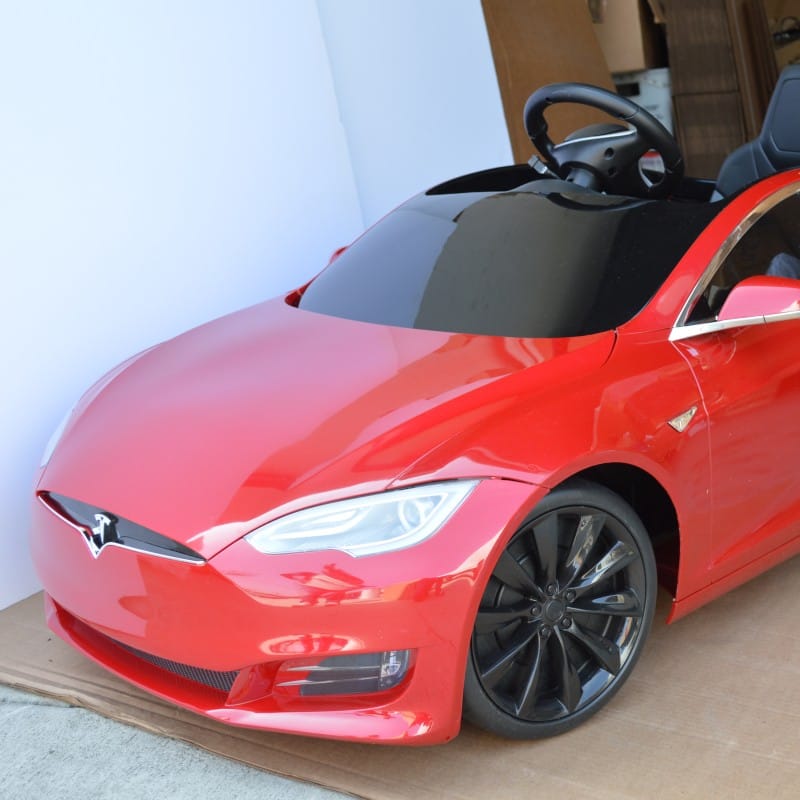 Electric Car Train Movement Car Battery Baby Celebration Entrance Ceremony Entering A Kindergarten Type Train Movement Car Tesla Model S For Kids