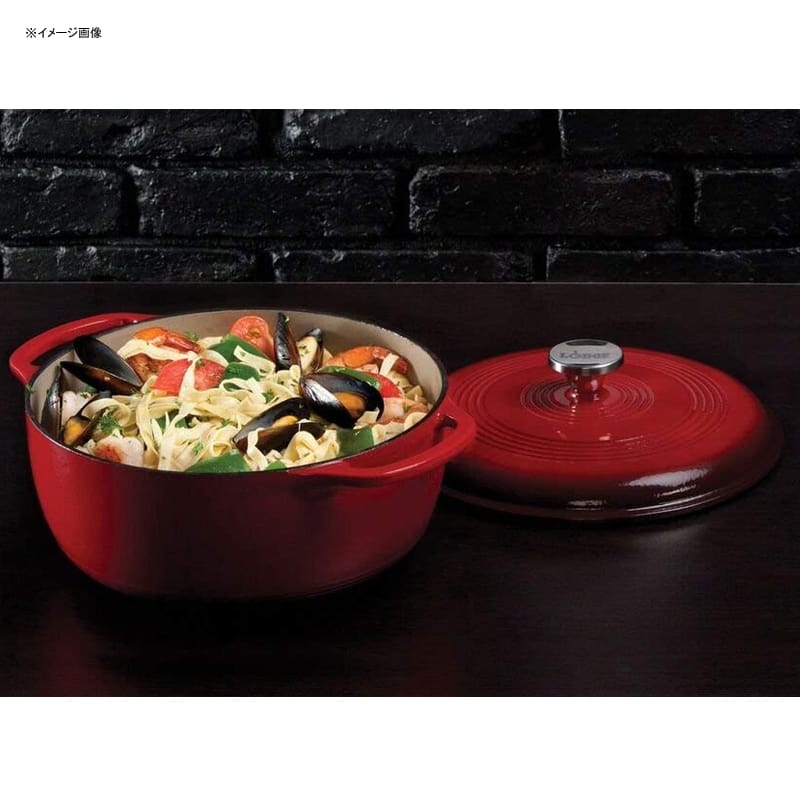【楽天市場】ロッジ ダッチオーブン 5.6L 両手鍋 エナメル ホーロー Lodge 6 Quart Enameled Cast Iron