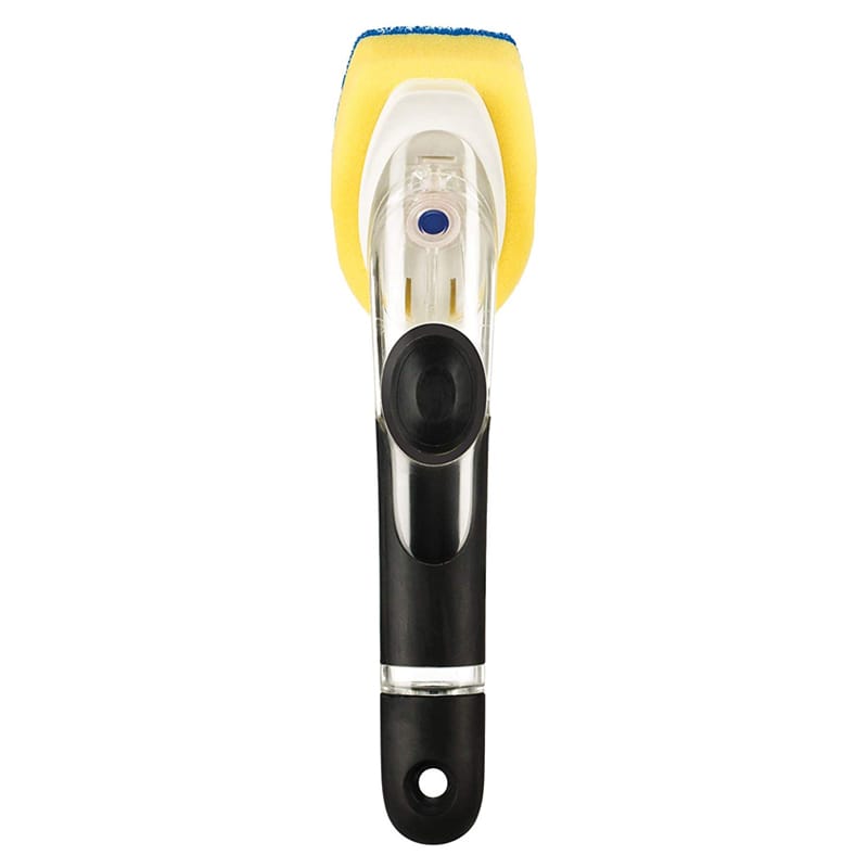 オクソ ソープディスペンサー付 スポンジ キッチン 食器 クリーニング OXO Good Grips Soap Dispensing Dish Scrub