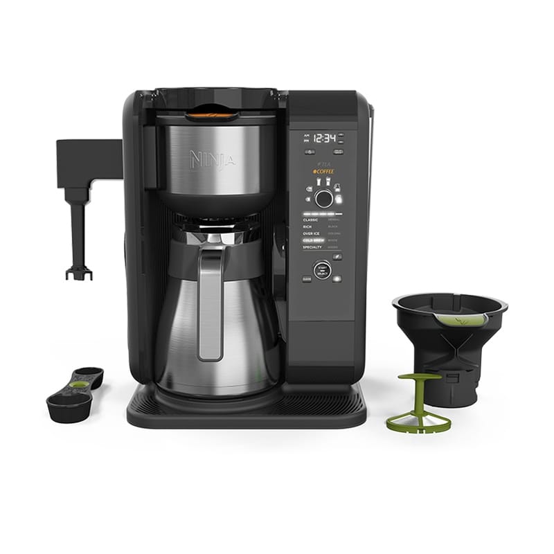 コーヒーメーカー ニンジャ ホット＆コールドブリュー ティーメーカー ミルクフォーマー Ninja Hot and Cold Brewed System with Thermal Carafe CP307 家電｜アルファエスパス米国店 45,726円