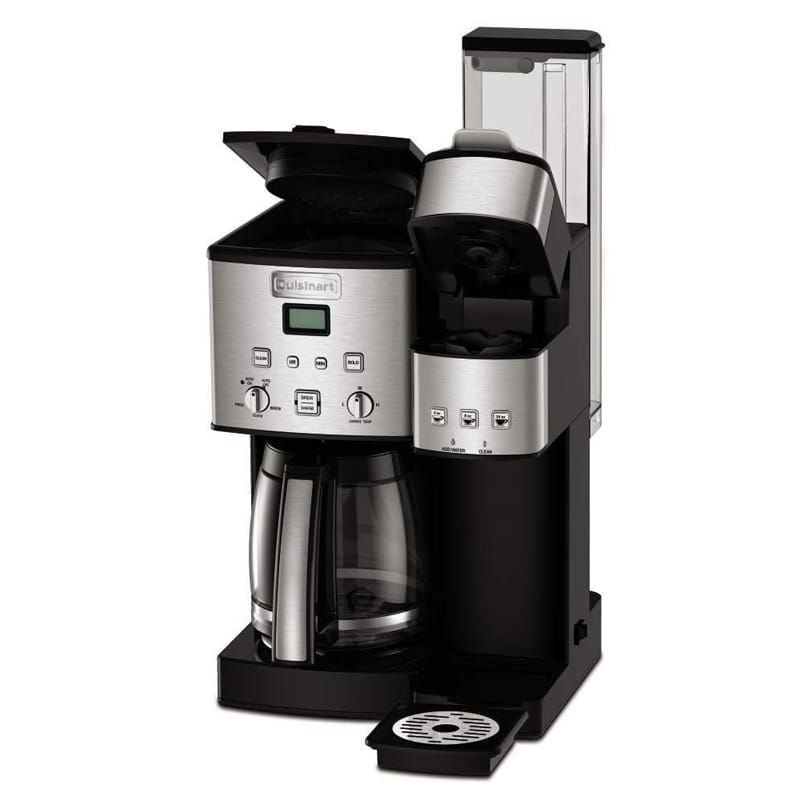クイジナート コーヒーメーカー＆シングルサーブブリュワー ガラスカラフェ 12カップ K-cup対応 Cuisinart SS-15 12-Cup Coffee Maker and Single-Serve Brewer 家電