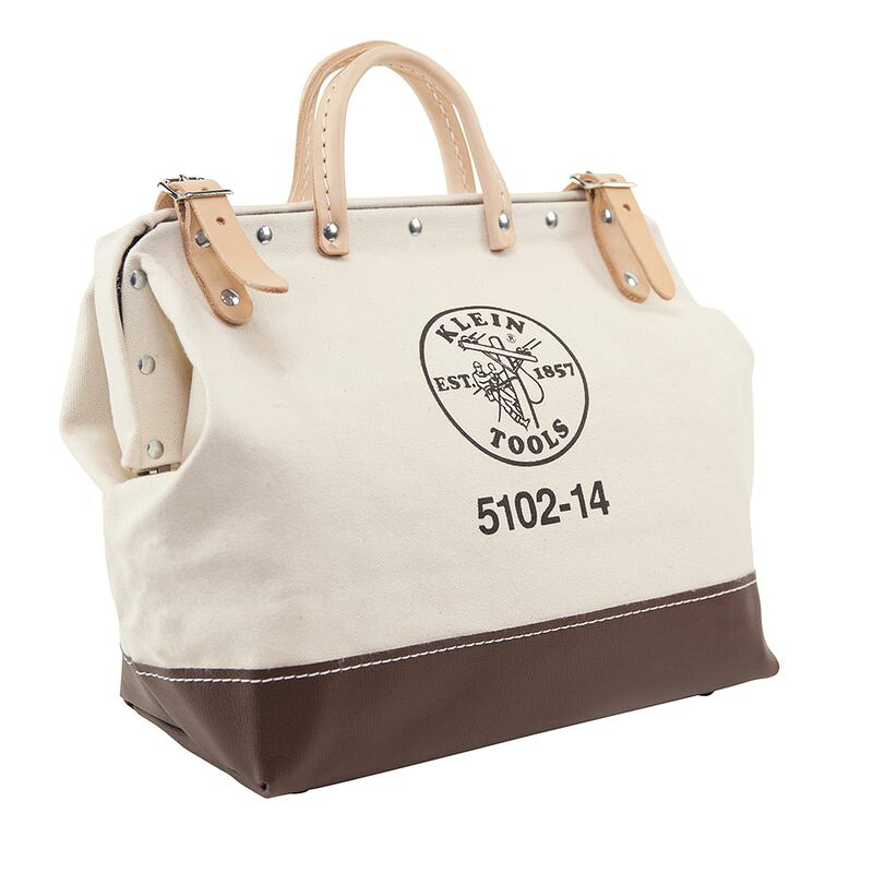工具バッグ クラインツール キャンバス ツールバッグ 工具箱 35cm アメリカ製 Kleintools Canvas Tool Bag, 14-Inch 5102-14|アルファエスパス米国店