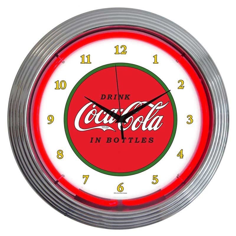 楽天市場】コカコーラ 時計 Coca-Cola Bottle Cap Clock レッド
