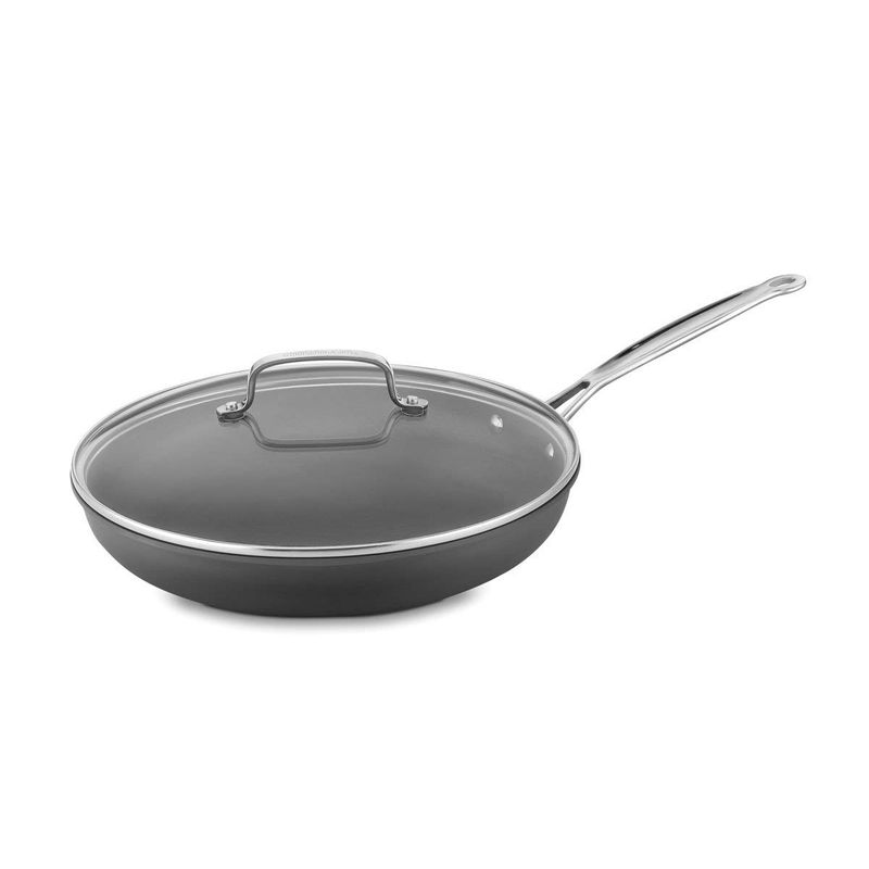 クイジナート フライパン フタ付 差しわたし30糎 Cuisinart 622-30G Chef\u0027s Classic Nonstick Hard-Anodized 12-Inch Skillet with Glass Cover