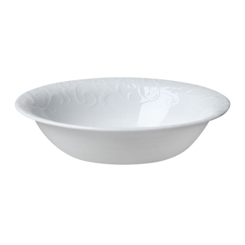 コレール シリアルボウル スープボウル 4個セット エンボスベラファエンツァ ディナーウェア ホワイト Corelle Embossed Bella Faenza 18 Ounce Soup/Cereal Bowl (Set of 4) 12,483円