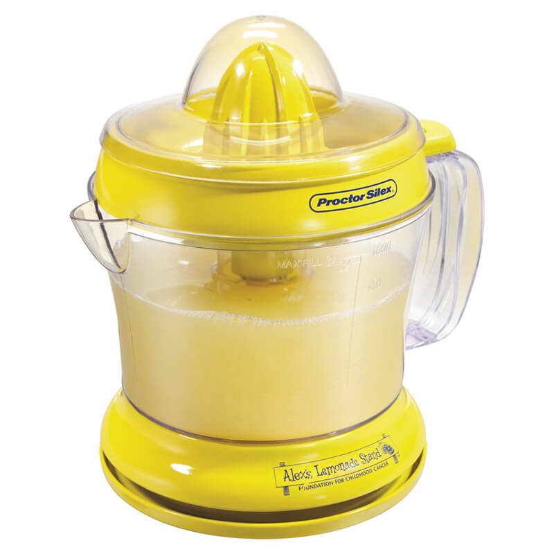 電動シトラスジューサー 1L レモネード オレンジ みかん ジュース Proctor Silex 66331 Alex's Lemonade Stand Citrus Juicer 家電画像