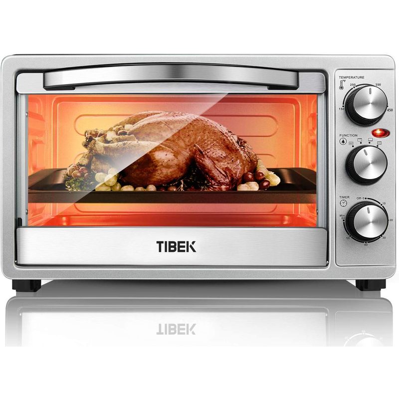 【楽天市場】オーブントースター ステンレス TIBEK Toaster Oven 6 Slice Oven Toaster