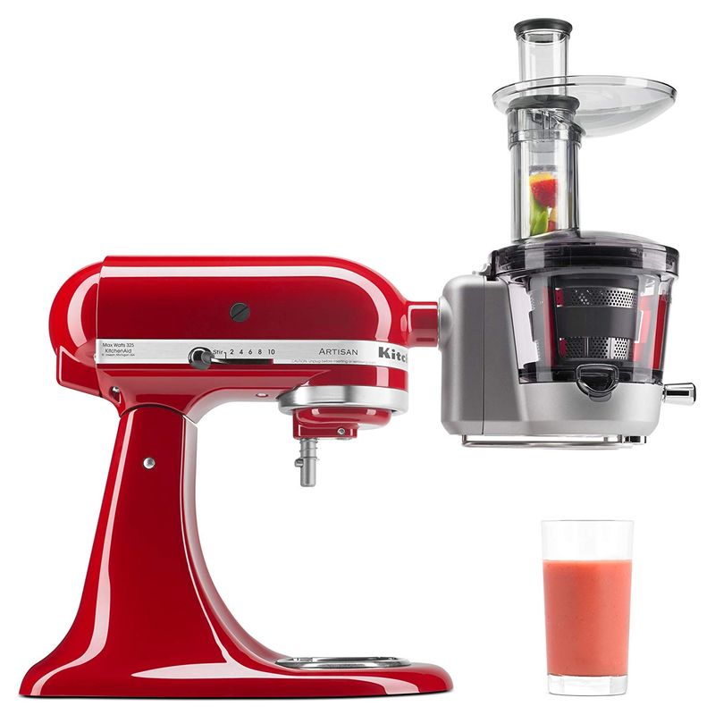 キッチンエイド 照明ランプミキサー用 投げること飲んだくれ 差し押さえ 部分品 部分品 KitchenAid Stand Mixer Slow Juicer Attachment KSM1JA