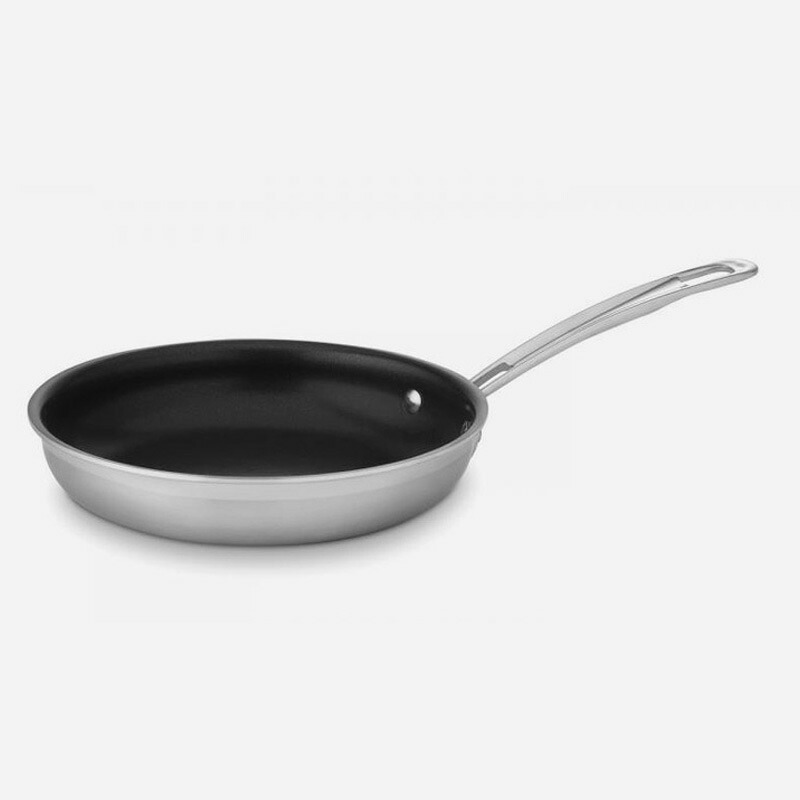 フライパン 20糎 IH相応う ステンレス鋼 軽銀中核グループ 3層 クイジナート Cuisinart MCP22-20NSN MultiClad Pro Nonstick Stainless Steel 8-Inch Skillet