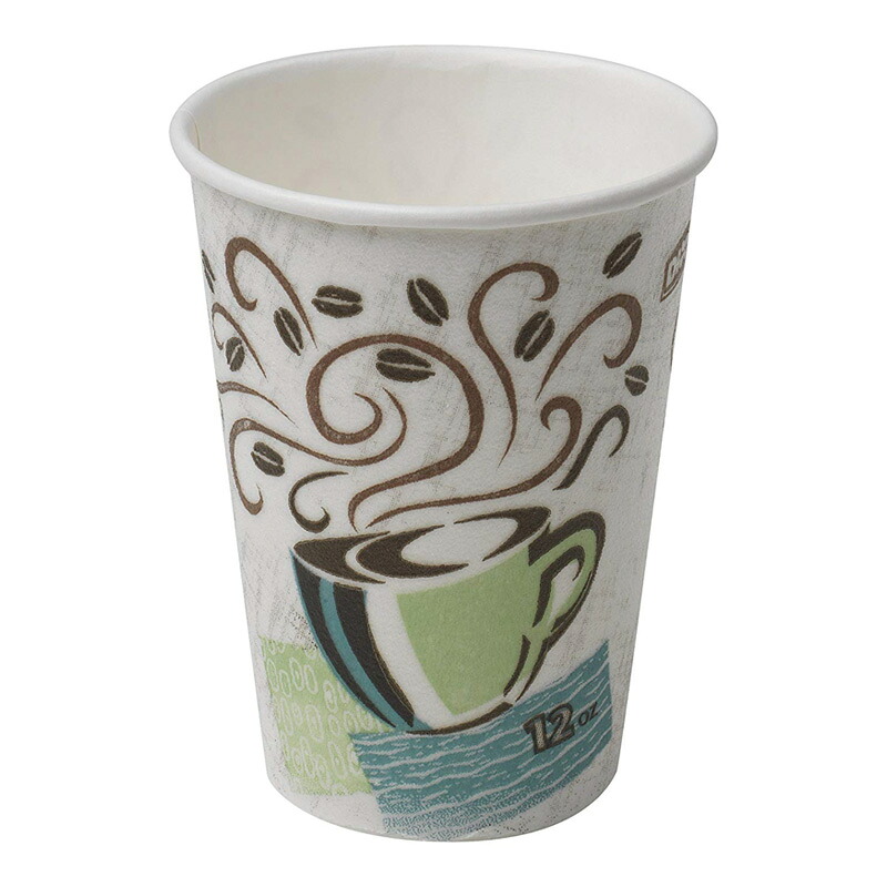紙コップ コーヒーカップ 235ml 350ml 500個セット カフェ パーティー イベント Dixie PerfecTouch Insulated Paper Hot Coffee Cup by GP PRO Coffee Haze, 5342DX｜アルファエスパス米国店