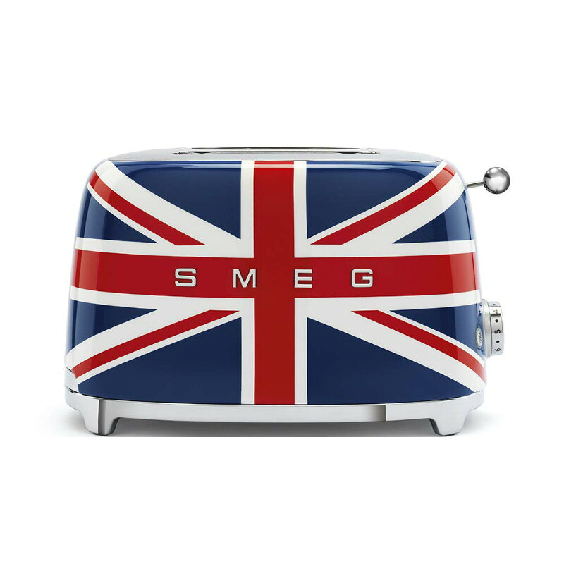 トースター 2枚焼 スメッグ 単位労働組合手玉 連合王国 Smeg 2-Slice Toaster Union Jack TSF01WHUS 家電