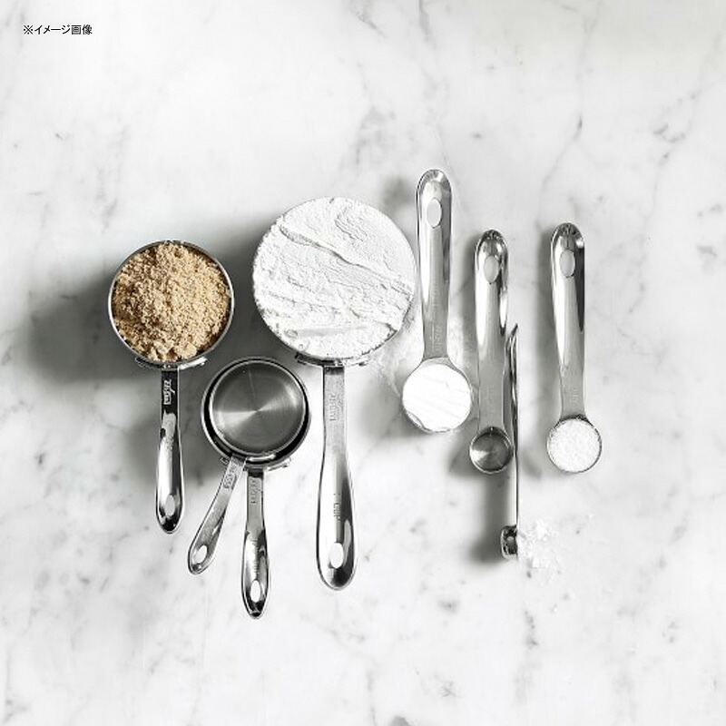 測り優勝杯 御匙 仕掛ける 大リーグ ステンレス鋼 オールクラッド All-Clad Stainless-Steel Measuring Cups \u0026 Spoons