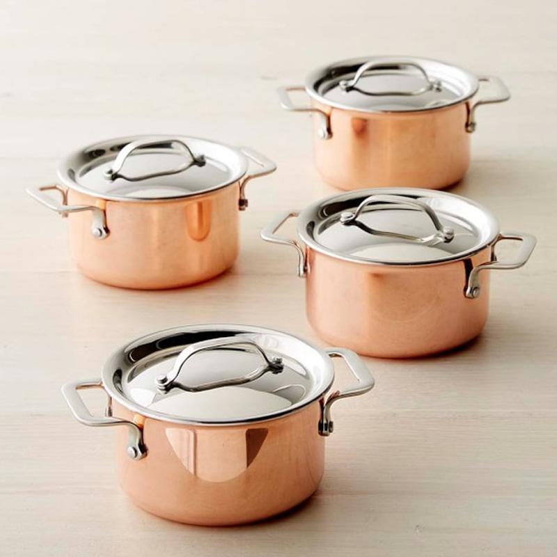 【楽天市場】ミニココット 4個セット 直径10cm 銅 コッパー カッパー ウイリアムズ・ソノマ Williams Sonoma Mini