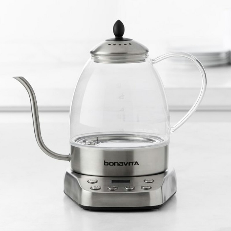 【楽天市場】電気ケトル グースネック ガラス 1.3L ボナビータ Bonavita Cosmopolitan 1.3L Variable