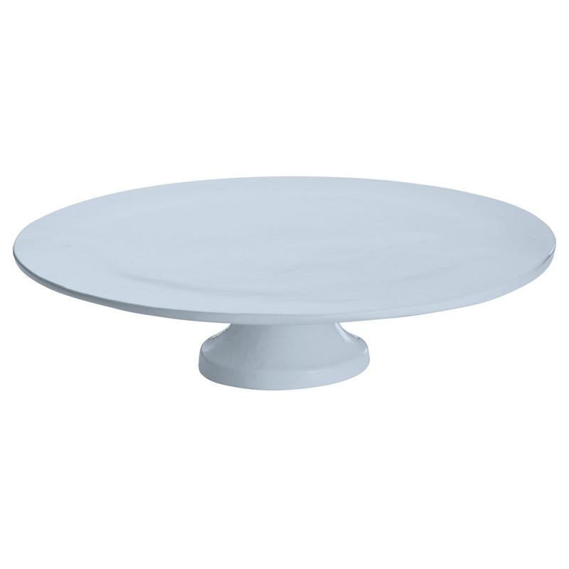 ケーキスタンド 丸型 直径34cm アルミ カフェ レストラン バイキング ビュッフェ Tablecraft CW17005GY 14" x 4" Gray Cast Aluminum Round Platter with Cake Stand 80817005DGY｜アルファエスパス米国店
