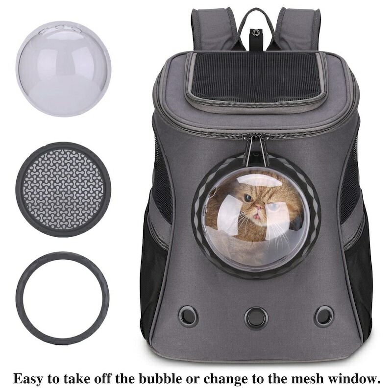 【楽天市場】キャットバックパック 大きいネコが入るカバン バッグ 一緒にお出かけ LOLLIMEOW Large Cat Backpack