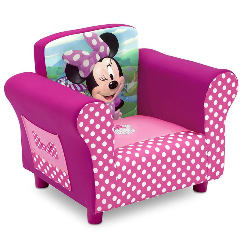 小童用脚 1人となり用 寝椅子 ミニーマウス ディズニー チェアー 椅子 お子さん Delta Children Disney Minnie Mouse Upholstered Chair Marchesoni Com Br
