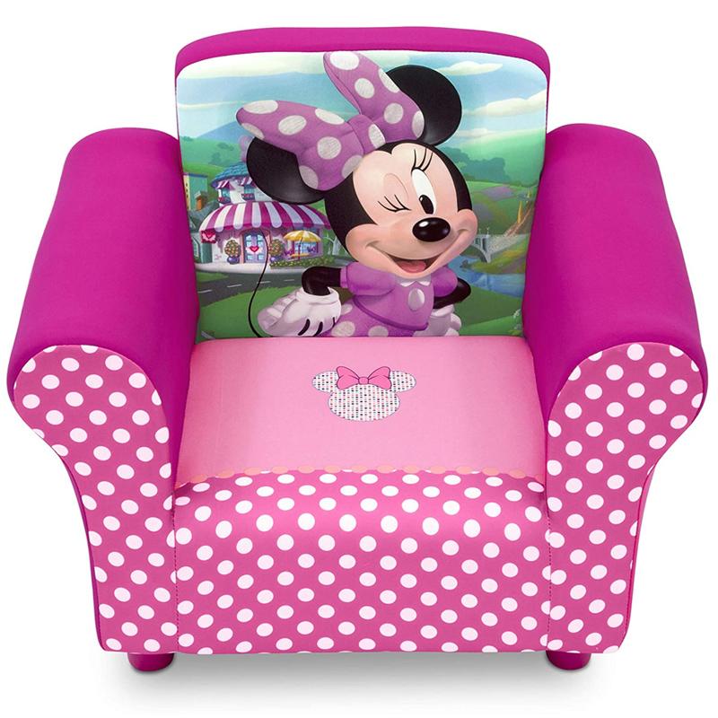 小童用脚 1人となり用 寝椅子 ミニーマウス ディズニー チェアー 椅子 お子さん Delta Children Disney Minnie Mouse Upholstered Chair Marchesoni Com Br
