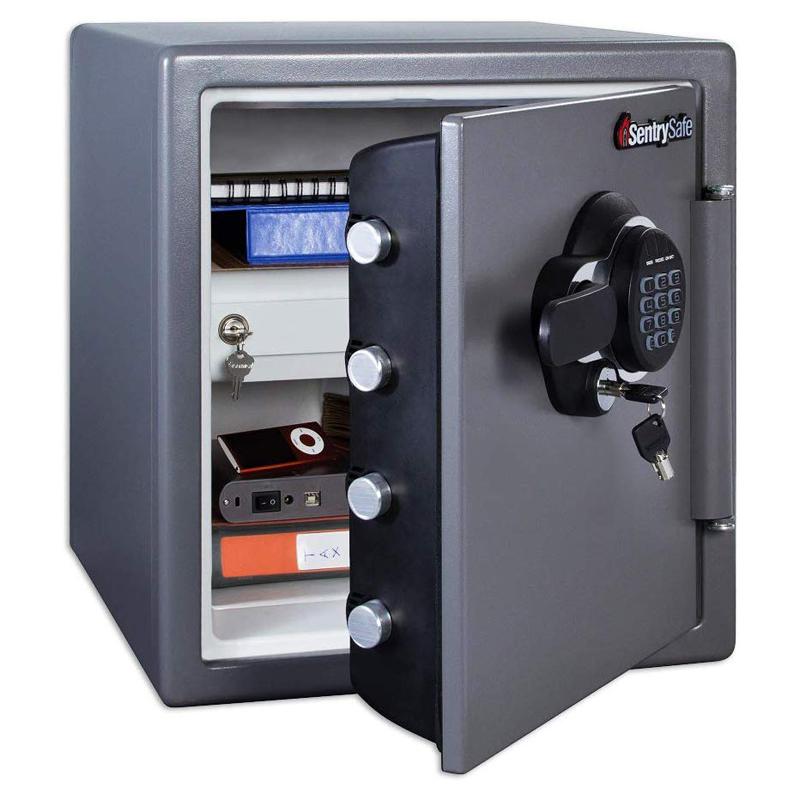 御金蔵 セーフボックス席 耐火 雨合羽 デジタルキーパッド SentrySafe SFW123GDC Fireproof Safe and Waterproof Safe with Digital Keypad 1.23 Cubic Feet【代引不可】
